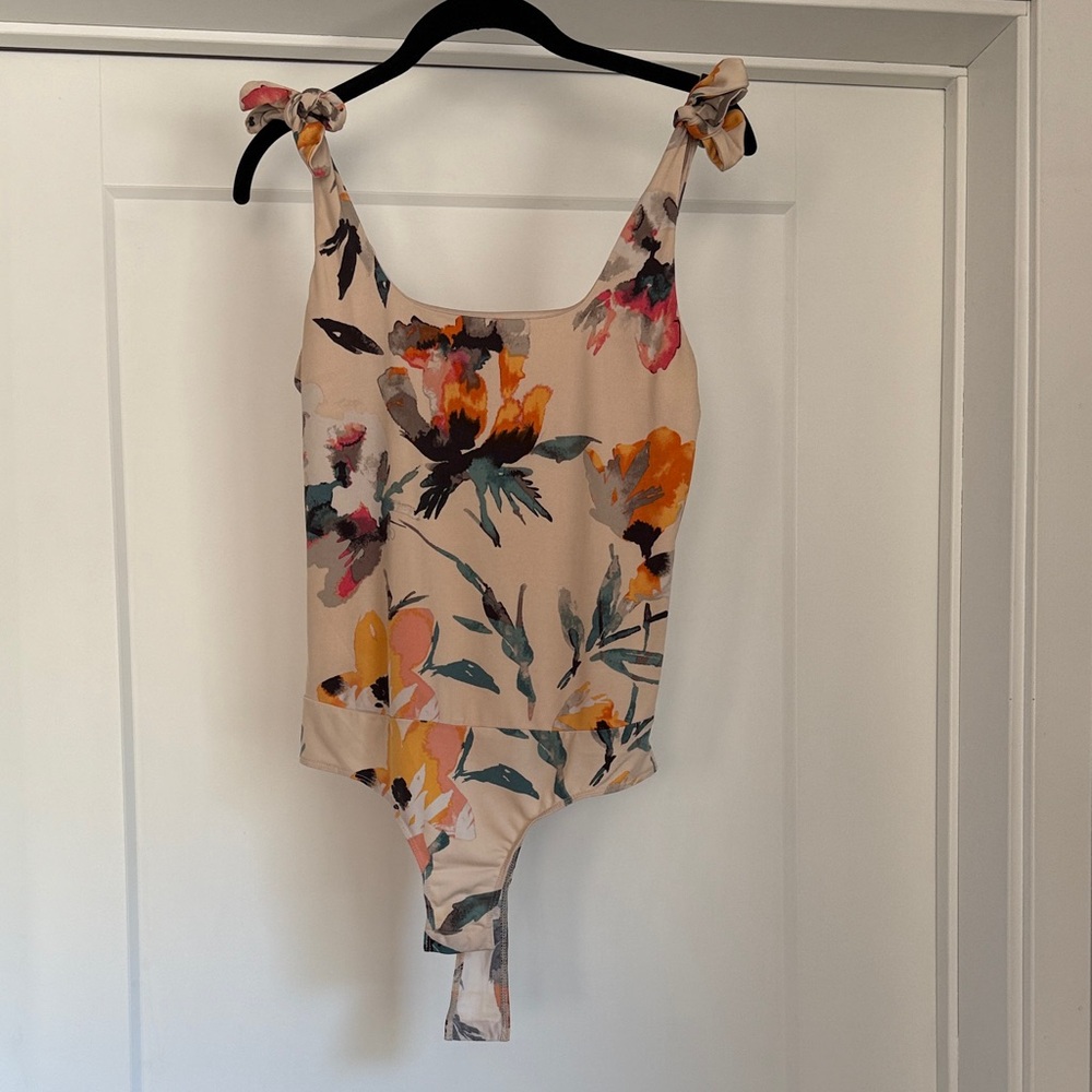 BCBG Floral Print Women's Bodysuit
